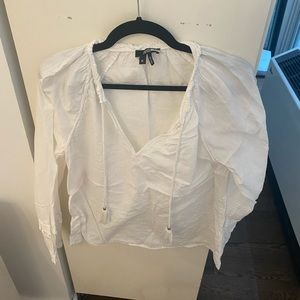 PAIGE White Cotton Blouse